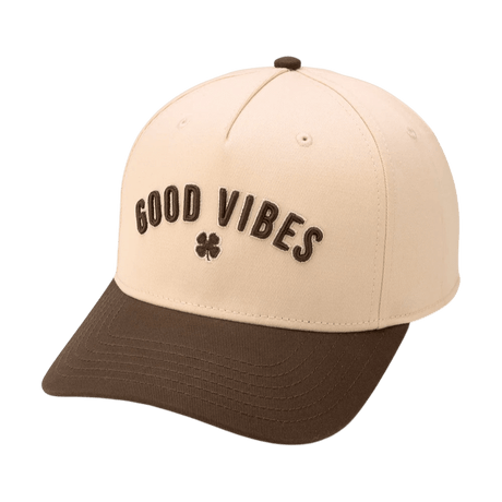 Black Clover Good Vibes Tan/Brown Cap - One Golf