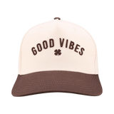 Black Clover Good Vibes Tan/Brown Cap - One Golf