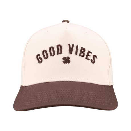 Black Clover Good Vibes Tan/Brown Cap - One Golf