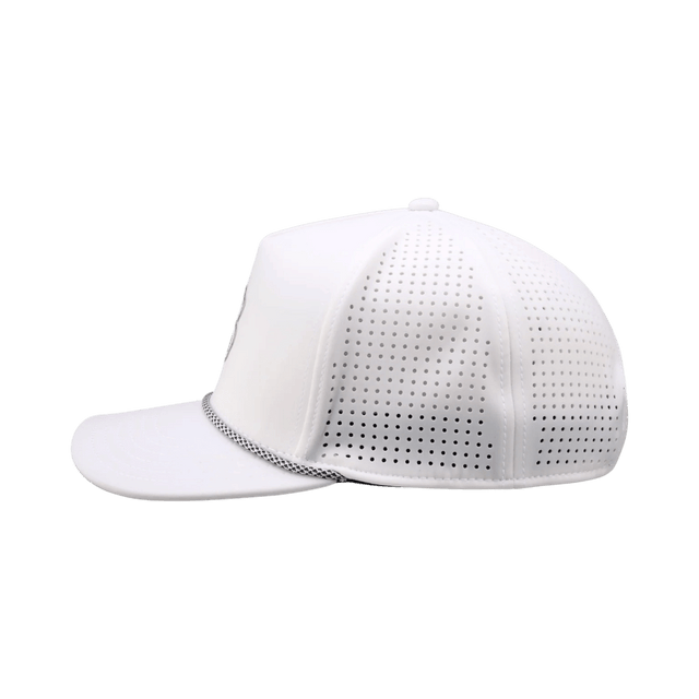 Black Clover Harlow Pro 1 White Breathable Performance Cap - One Golf