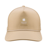 Black Clover Links 3 Tan Breathable Performance Cap - One Golf