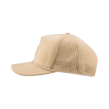 Black Clover Links 3 Tan Breathable Performance Cap - One Golf