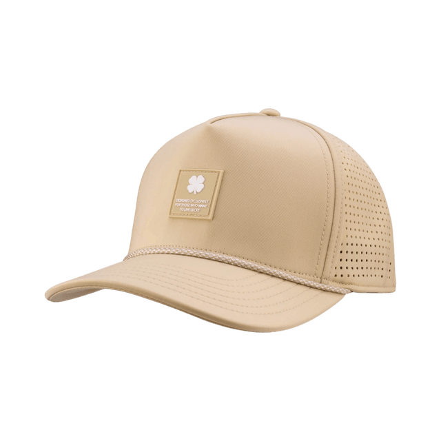 Black Clover Links 3 Tan Breathable Performance Cap - One Golf