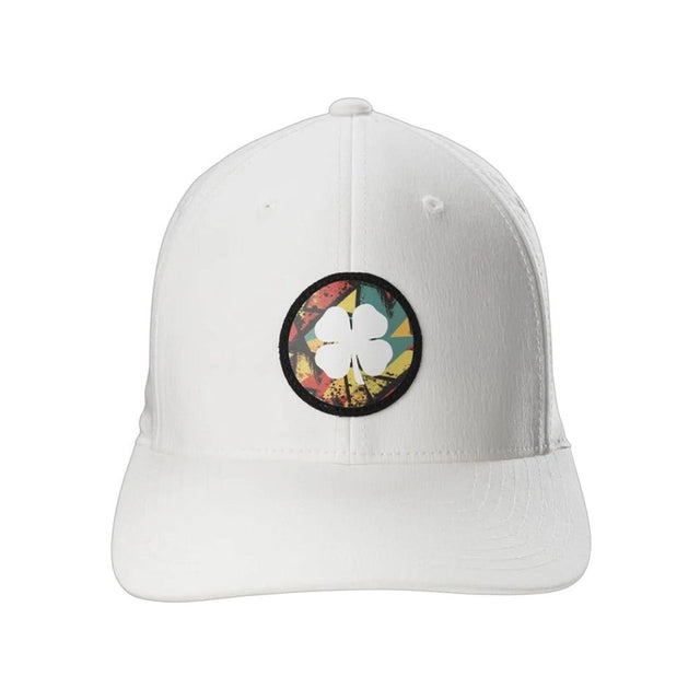 Black Clover Picasso White Snapback Cap - One Golf