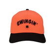 Black Clover Swingin Black/Orange Cap - One Golf