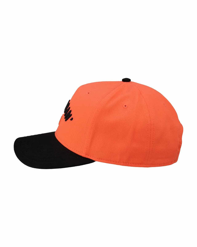 Black Clover Swingin Black/Orange Cap - One Golf