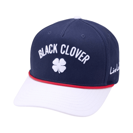 Black Clover Timeless 5 Navy/White Cap - One Golf