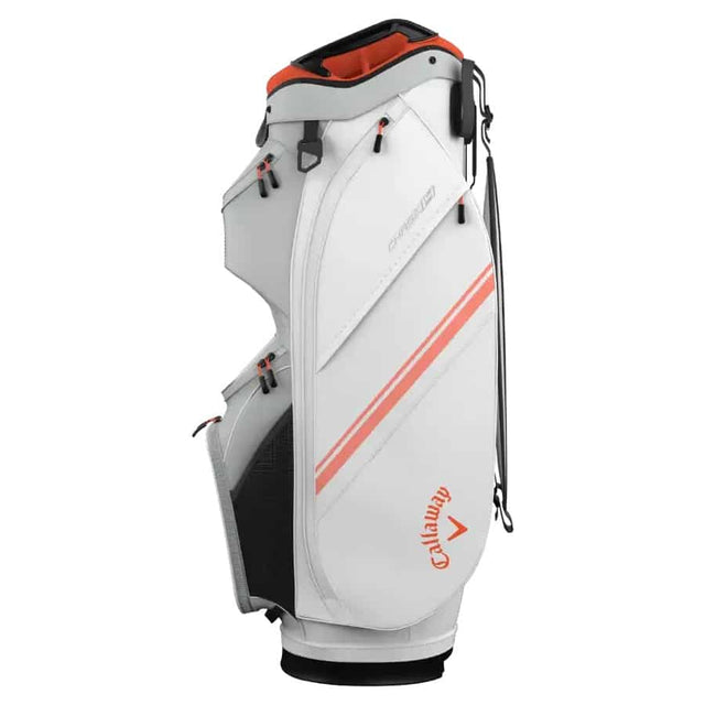 Callaway Chase 25 White/Silver/Orange Stand Bag - One Golf
