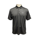 Callaway Chev Print Cavair Black Shirt - One Golf