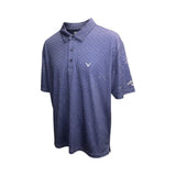 Callaway Chev Print Peacock Shirt - One Golf