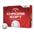 Callaway Chrome Soft Triple Track 26 White Golf Balls - One Golf