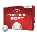 Callaway Chrome Soft Triple Track 26 White Golf Balls - One Golf