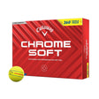 Callaway Chrome Soft Triple Track 360º Yellow Golf Balls - One Golf