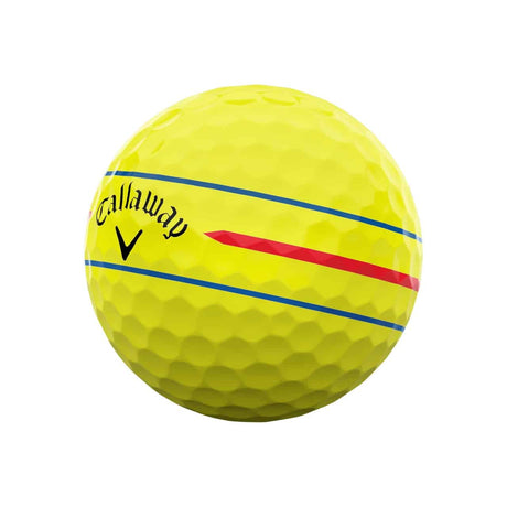 Callaway Chrome Soft Triple Track 360º Yellow Golf Balls - One Golf