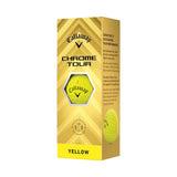 Callaway Chrome Tour 24 Yellow Golf Balls - One Golf