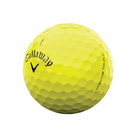 Callaway Chrome Tour 24 Yellow Golf Balls - One Golf