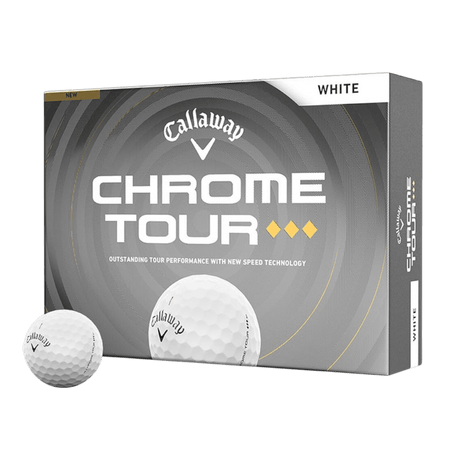 Callaway Chrome Tour Triple Diamond White Golf Balls - One Golf