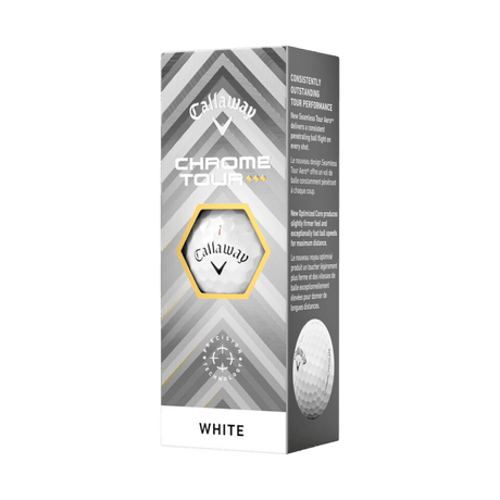 Callaway Chrome Tour Triple Diamond White Golf Balls - One Golf