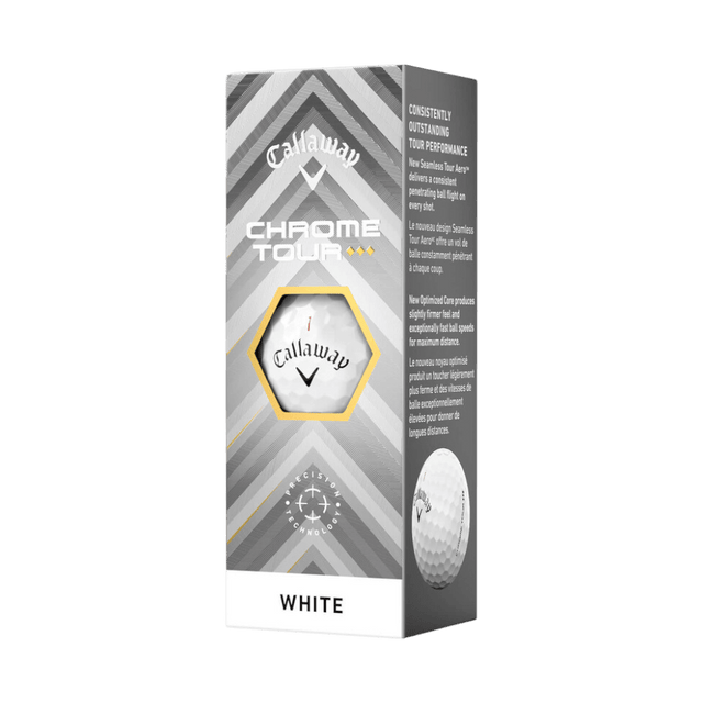 Callaway Chrome Tour Triple Diamond White Golf Balls - One Golf
