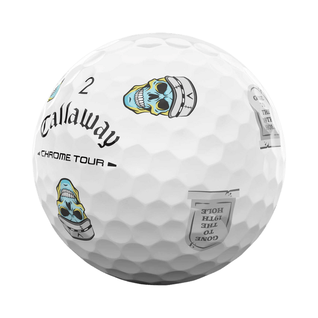 Callaway Chrome Tour Truvis Halloween Edition White Golf Balls - One Golf