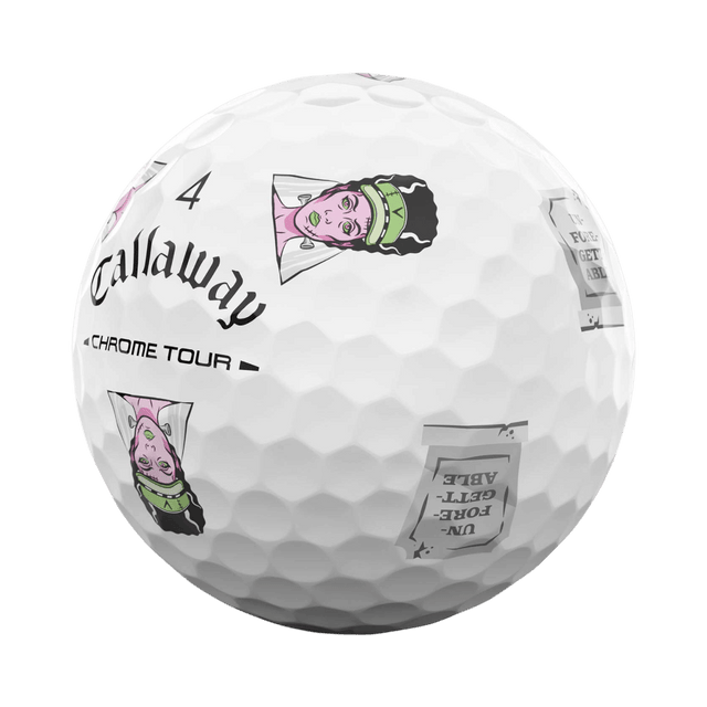 Callaway Chrome Tour Truvis Halloween Edition White Golf Balls - One Golf