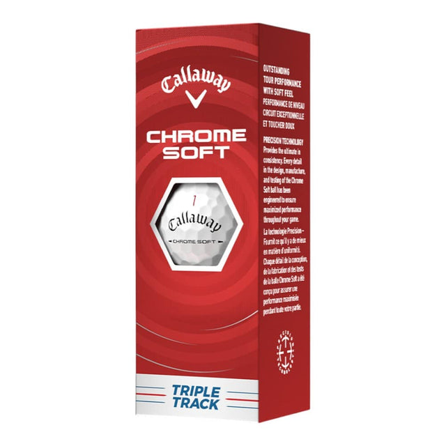 Callaway Chrome Soft Triple Track 26 White Golf Balls
