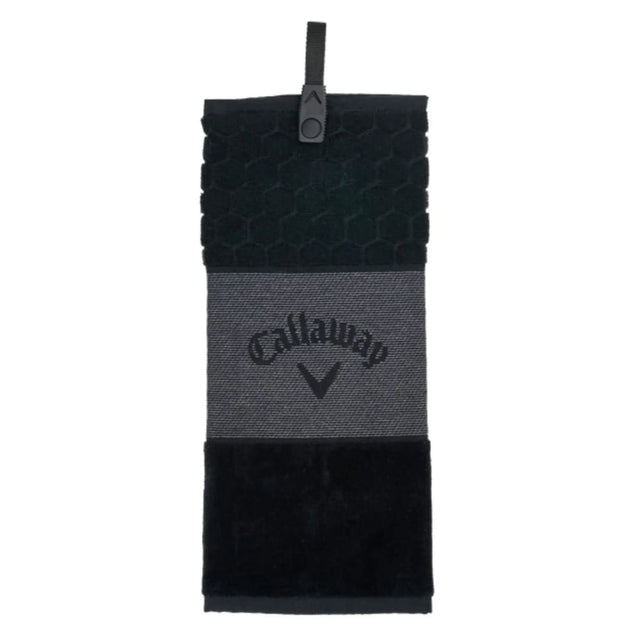 Callaway Tri-Fold Black Towel