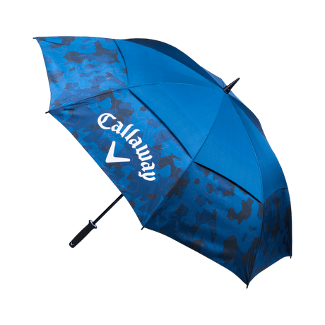 Callaway Double Canopy Navy/Red 64" Shield Umbrella - One Golf