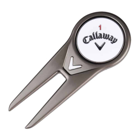 Callaway Double Prong Gunmetal Divot Tool - One Golf