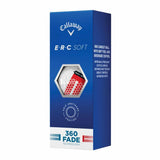 Callaway E.R.C Soft 360º Fade White Golf Balls - One Golf