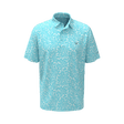 Callaway Floral Print Blue Shirt - One Golf