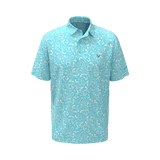 Callaway Floral Print Blue Shirt - One Golf