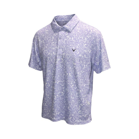 Callaway Floral Print Lavander Shirt - One Golf