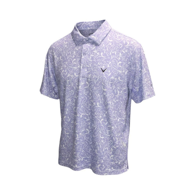 Callaway Floral Print Lavander Shirt - One Golf