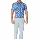 Callaway Crab Novelty Print Blue Men's Shirt