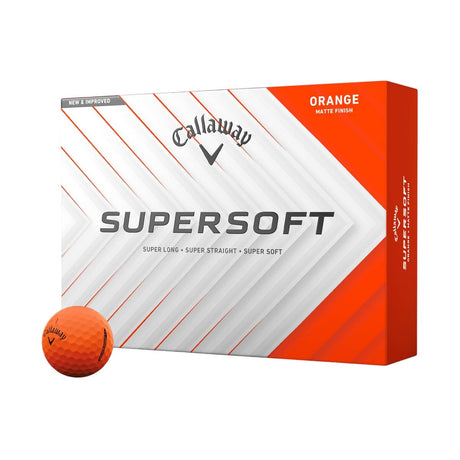 Callaway SuperSoft Orange Golf Balls - One Golf