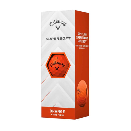 Callaway SuperSoft Orange Golf Balls - One Golf