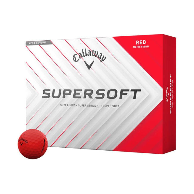 Callaway SuperSoft Red Golf Balls - One Golf