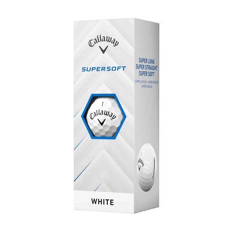 Callaway SuperSoft White Golf Balls - One Golf