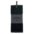 Callaway Tri-Fold Black Towel - One Golf
