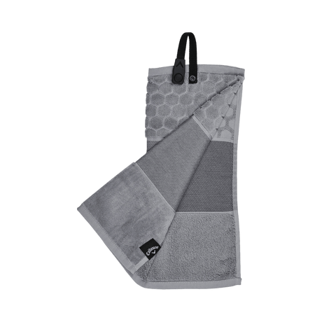 Callaway Tri-Fold Silver Towel - One Golf