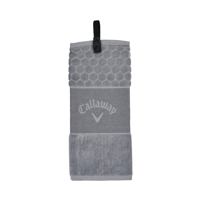Callaway Tri-Fold Silver Towel - One Golf