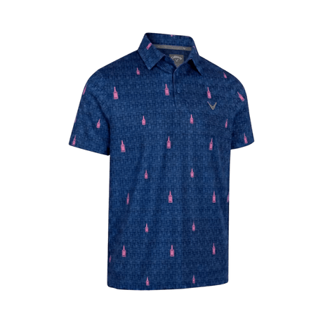 Callaway Whiskey Print Blue Shirt - One Golf