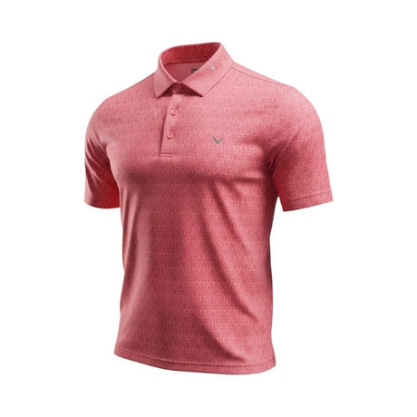 Callaway Whisky Print Pink Shirt - One Golf