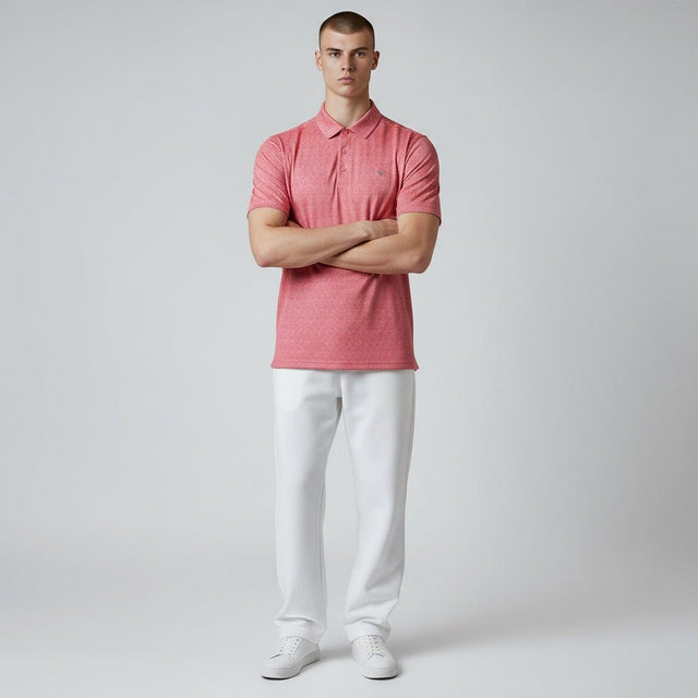 Callaway Whisky Print Pink Shirt - One Golf