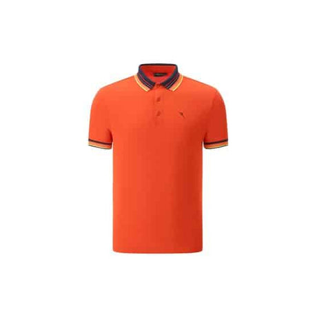 Chervo Orange With Black Logo Polo - One Golf