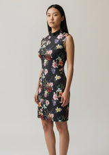 Custom Apparel Ladies Black Floral Dress - One Golf