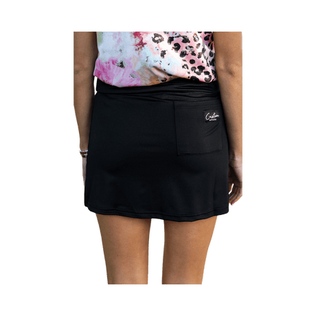 Custom Apparel Ladies Black Skirt - One Golf