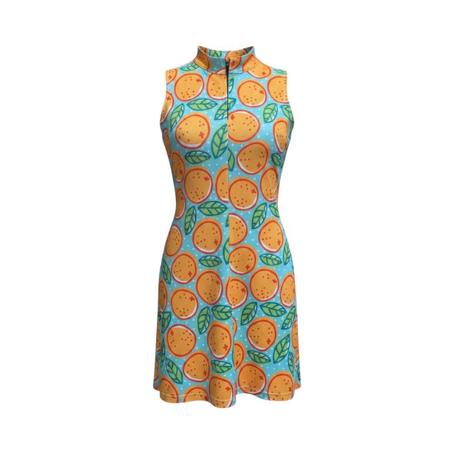 Custom Apparel Ladies Funky Oranges Dress - One Golf