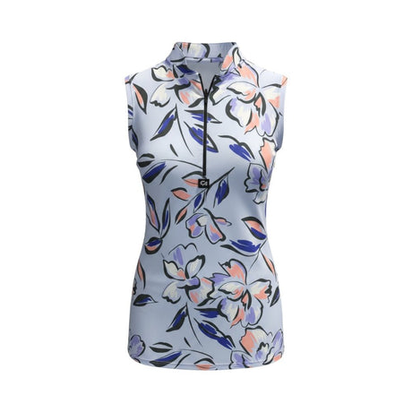 Custom Apparel Ladies Funky Purple Flower Dress - One Golf